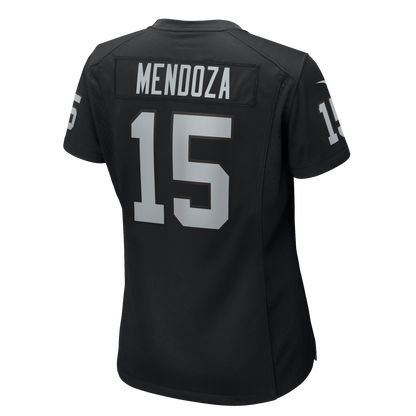 Women's Las Vegas Raiders Fernando Mendoza Nike Black Team Game Player Jersey