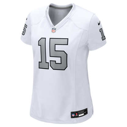 Women's Las Vegas Raiders Fernando Mendoza Nike White Alternate Game Jersey