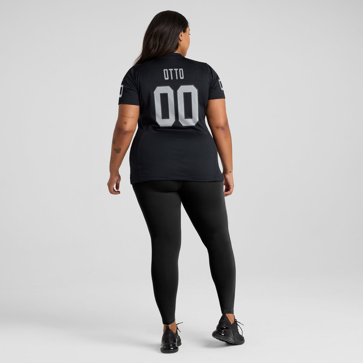 Women's Las Vegas Raiders Jim Otto Nike Black Game Retired Player Jersey