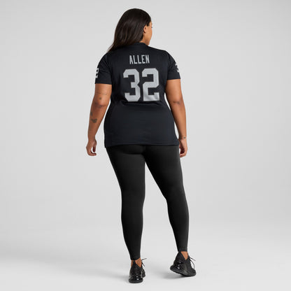 Women's Las Vegas Raiders Marcus Allen Nike Black Game Retired Player Jersey
