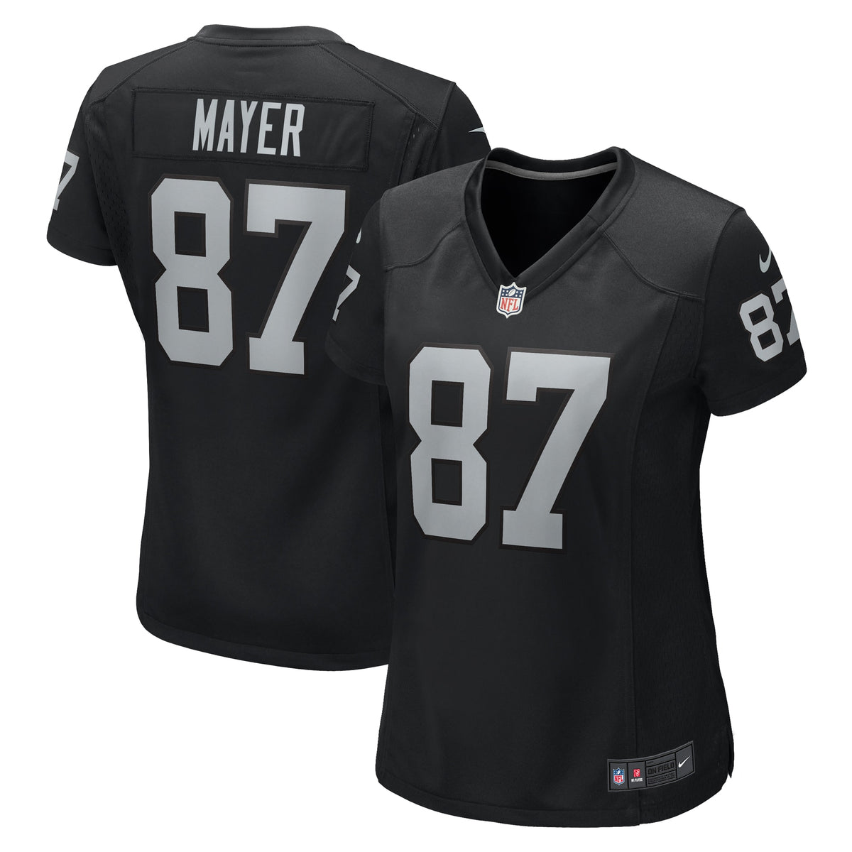 Women's Las Vegas Raiders Michael Mayer Nike Black Game Jersey