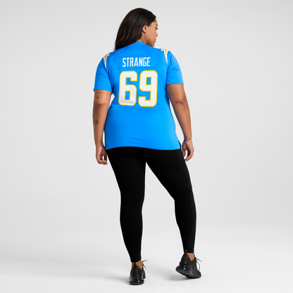 Women's Los Angeles Chargers Cole Strange Nike Powder Blue Team Game Jersey