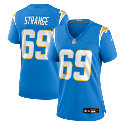 Women's Los Angeles Chargers Cole Strange Nike Powder Blue Team Game Jersey
