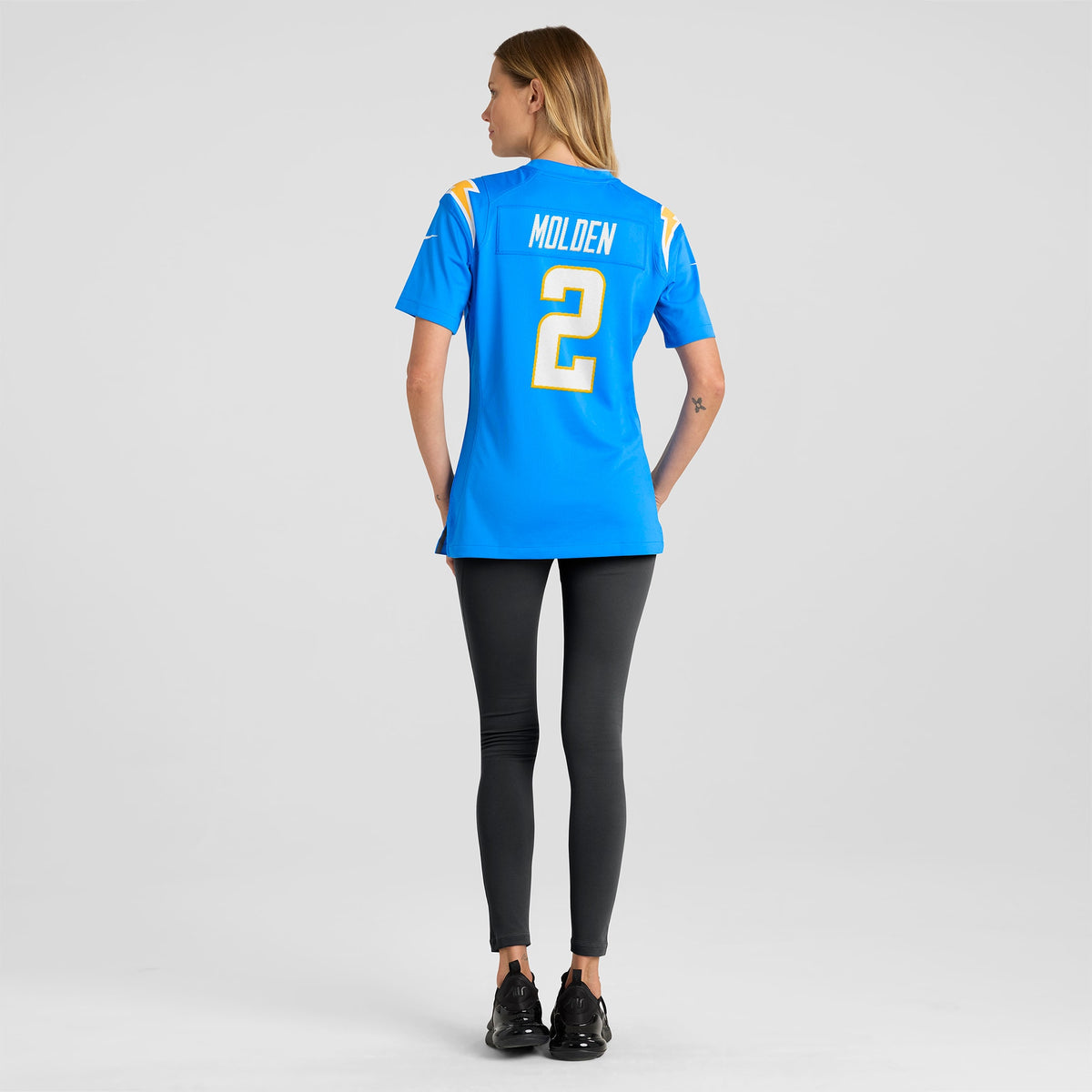 Women's Los Angeles Chargers Elijah Molden Nike Powder Blue Team Game Jersey