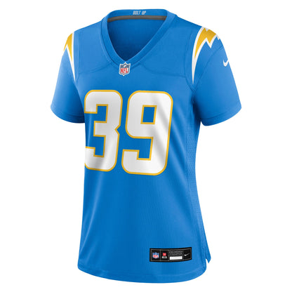 Women's Los Angeles Chargers Eric Rogers Nike Powder Blue Team Game Jersey