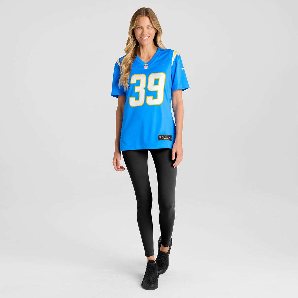 Women's Los Angeles Chargers Eric Rogers Nike Powder Blue Team Game Jersey