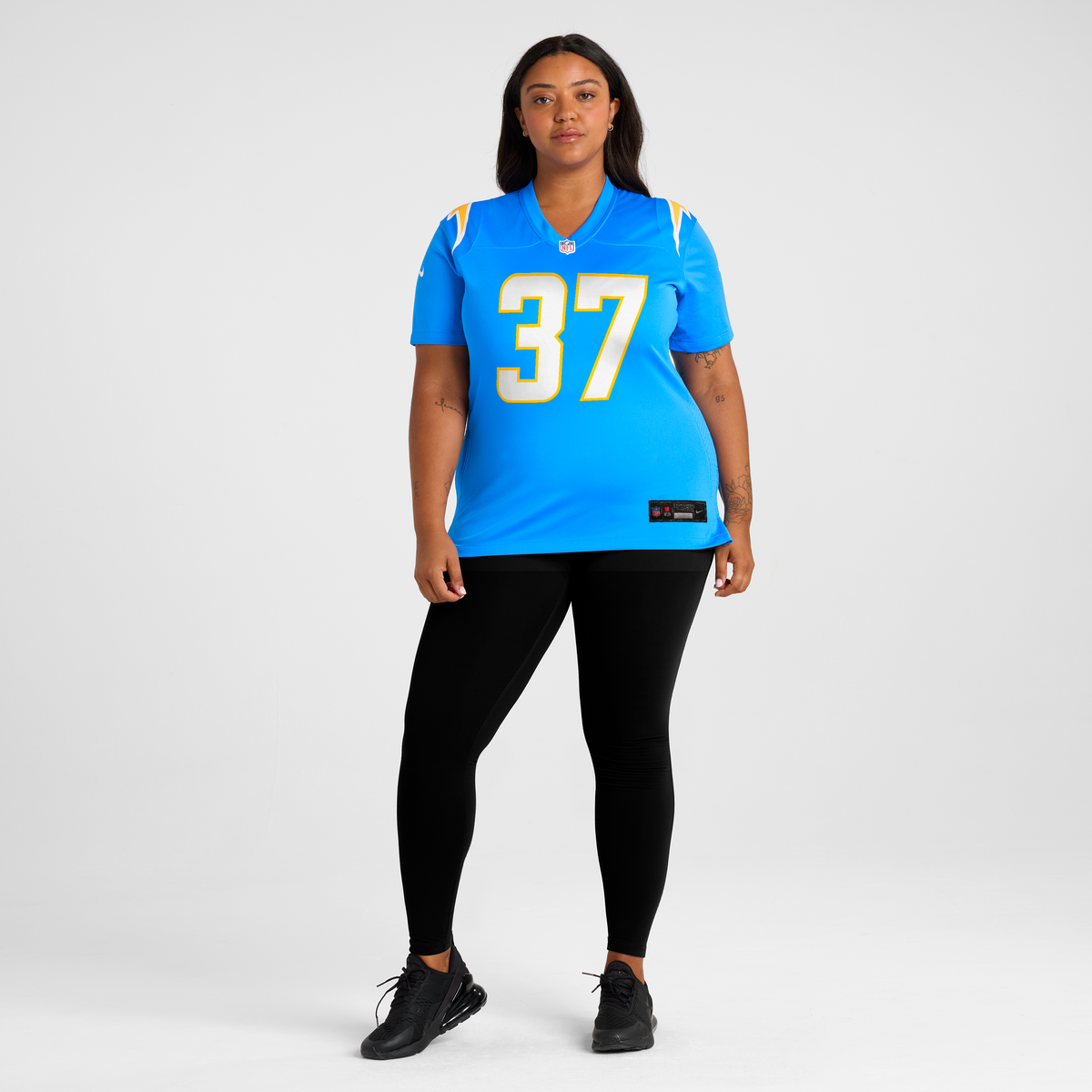 Women's Los Angeles Chargers Isas Waxter Nike Powder Blue Team Game Jersey