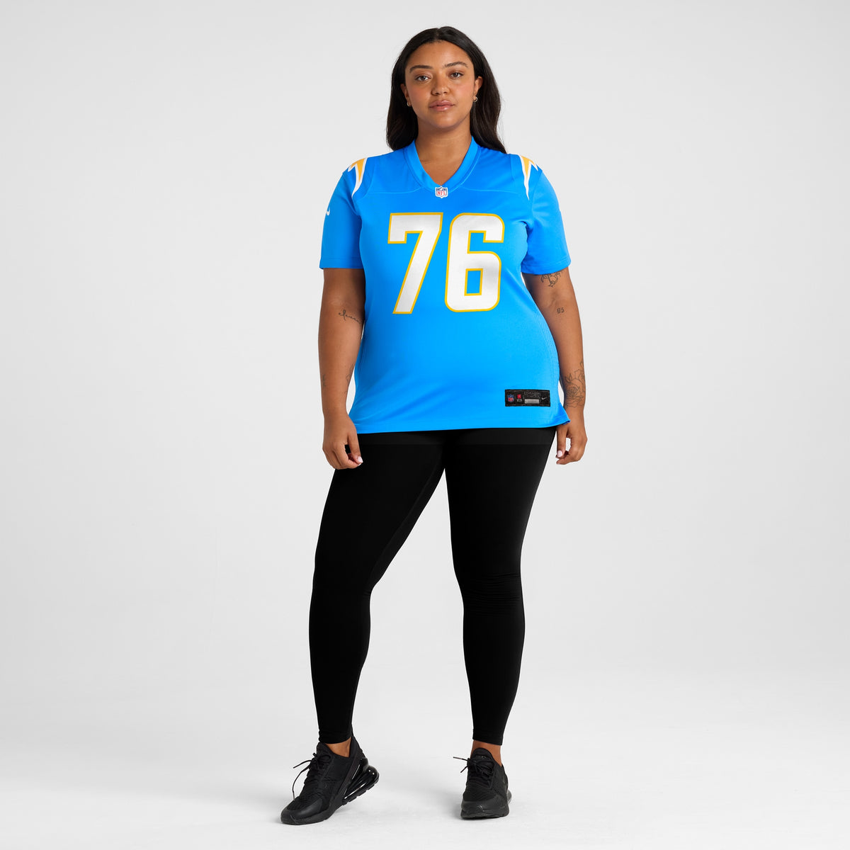 Women's Los Angeles Chargers Joe Alt Nike Powder Blue 2024 NFL Draft First Round Pick Player Game Jersey