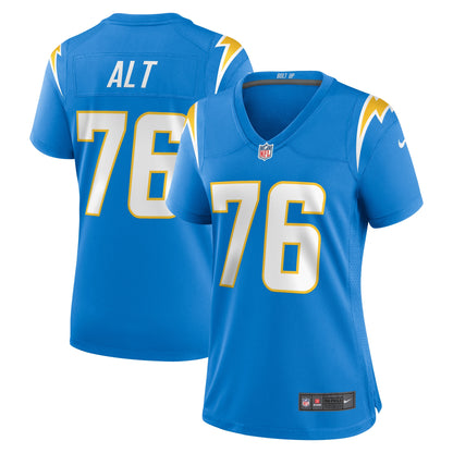 Women's Los Angeles Chargers Joe Alt Nike Powder Blue 2024 NFL Draft First Round Pick Player Game Jersey