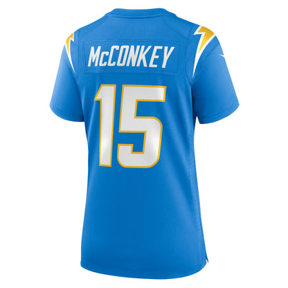 Women's Los Angeles Chargers Ladd McConkey Nike Powder Blue Game Jersey