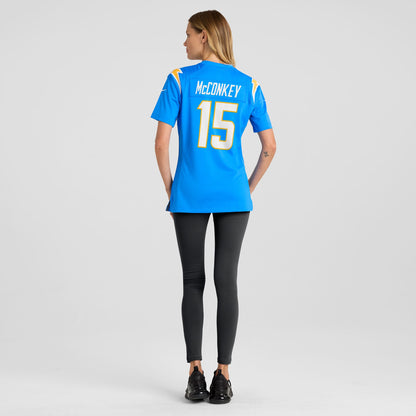 Women's Los Angeles Chargers Ladd McConkey Nike Powder Blue Game Jersey