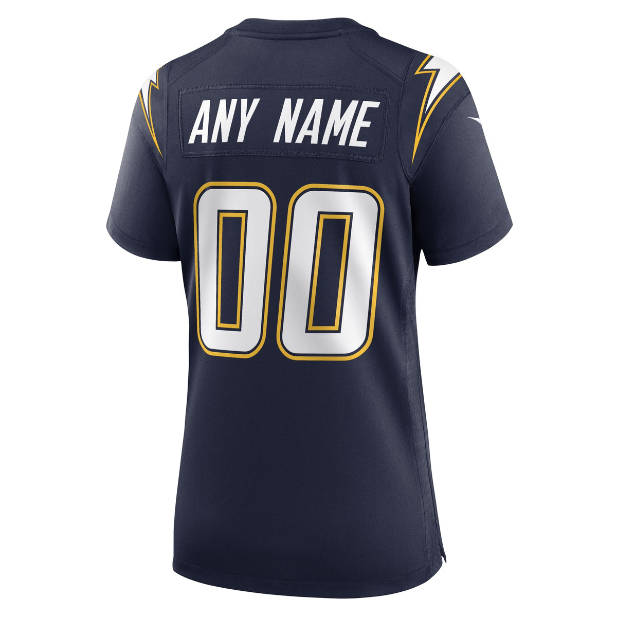 Women's Los Angeles Chargers Nike Navy Alternate Super Chargers Game Custom Jersey