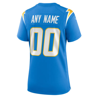 Women's Los Angeles Chargers Nike Powder Blue Custom Game Jersey