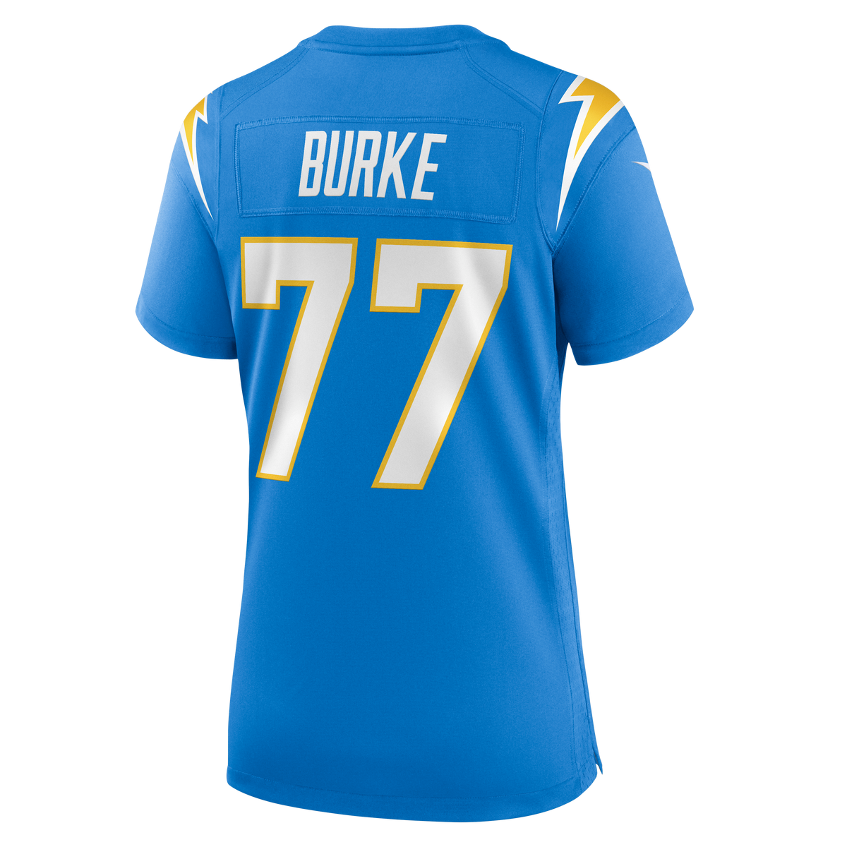 Women's Los Angeles Chargers Travis Burke Nike Powder Blue Team Game Jersey