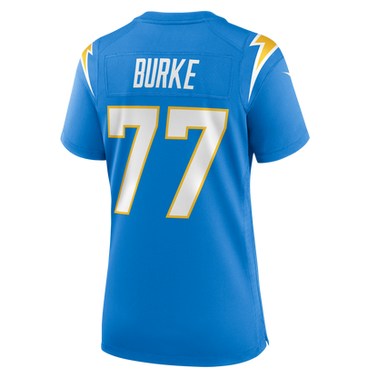 Women's Los Angeles Chargers Travis Burke Nike Powder Blue Team Game Jersey