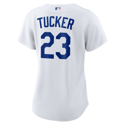 Women's Los Angeles Dodgers Kyle Tucker Nike White Home Replica Jersey