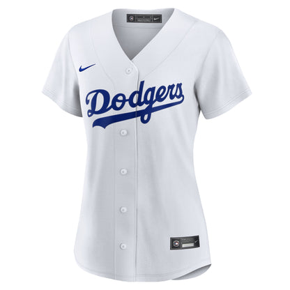Women's Los Angeles Dodgers Mookie Betts Nike White Home Replica Jersey