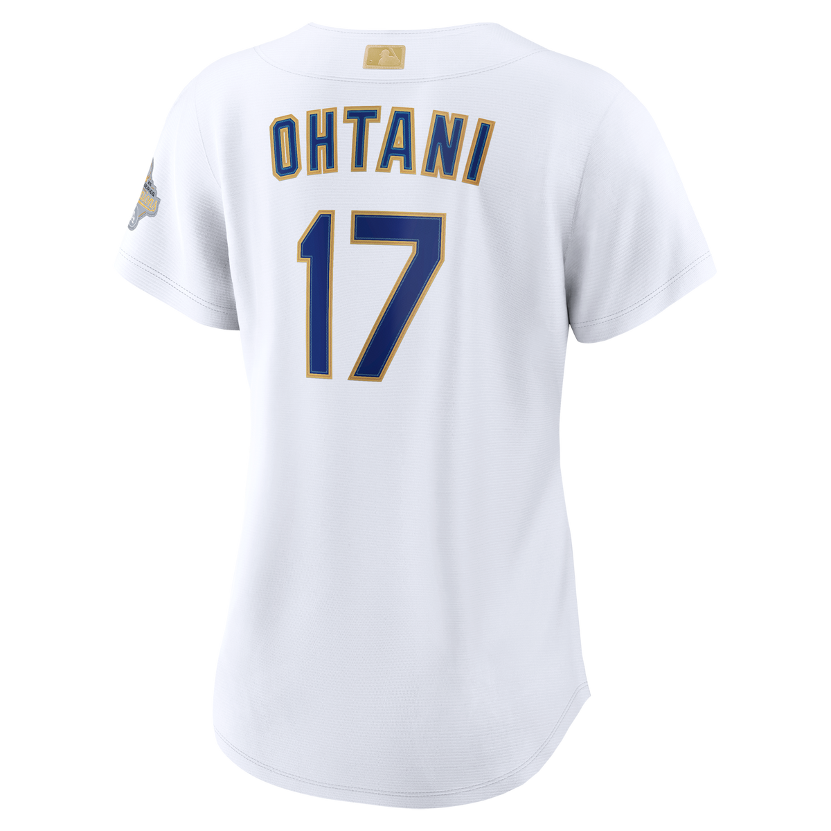 Women's Los Angeles Dodgers Shohei Ohtani Nike White 2026 Gold Collection Stadium Jersey