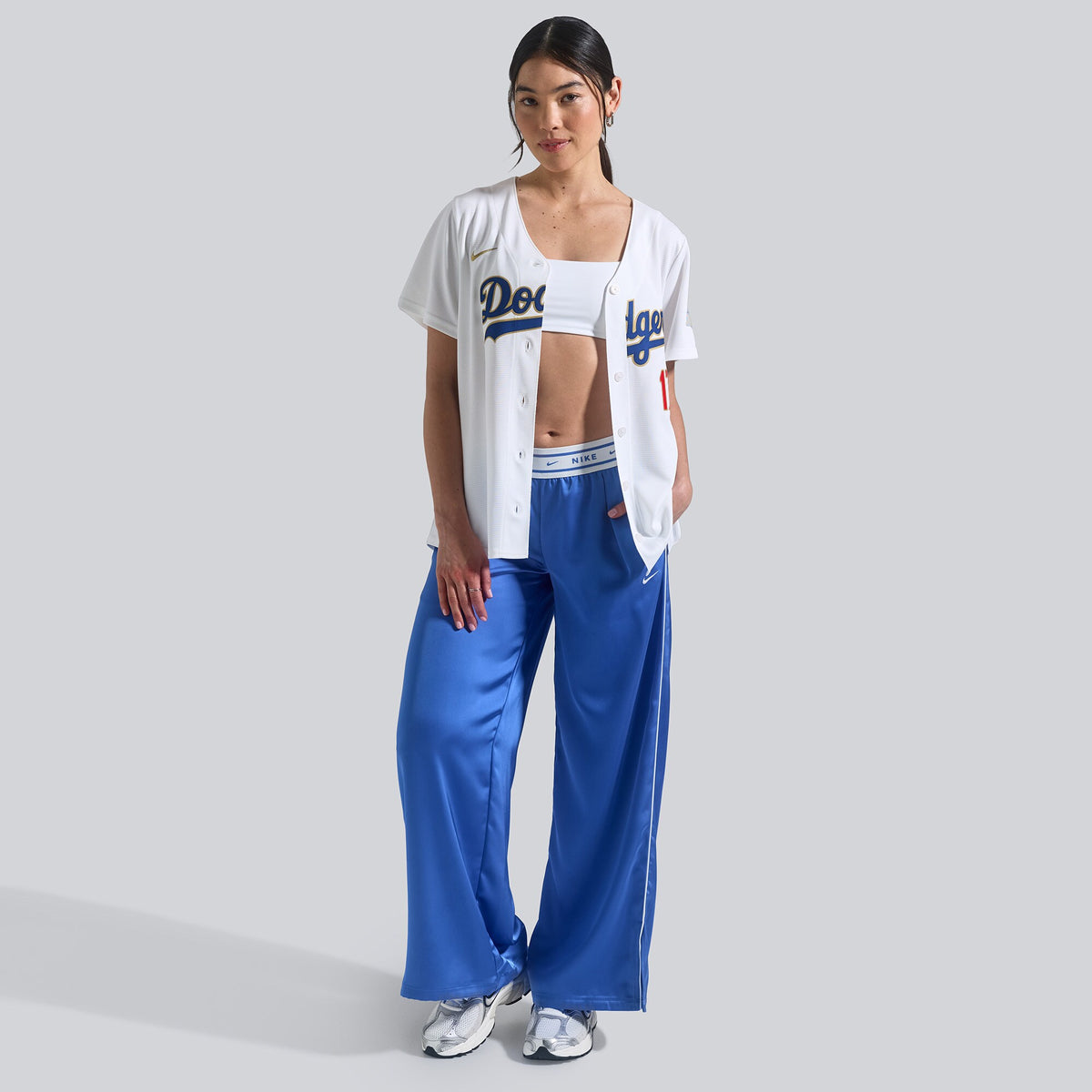 Women's Los Angeles Dodgers Shohei Ohtani Nike White 2026 Gold Collection Stadium Jersey