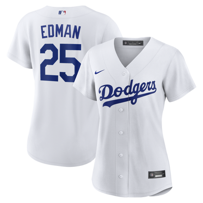 Women's Los Angeles Dodgers Tommy Edman Nike White Home Replica Jersey