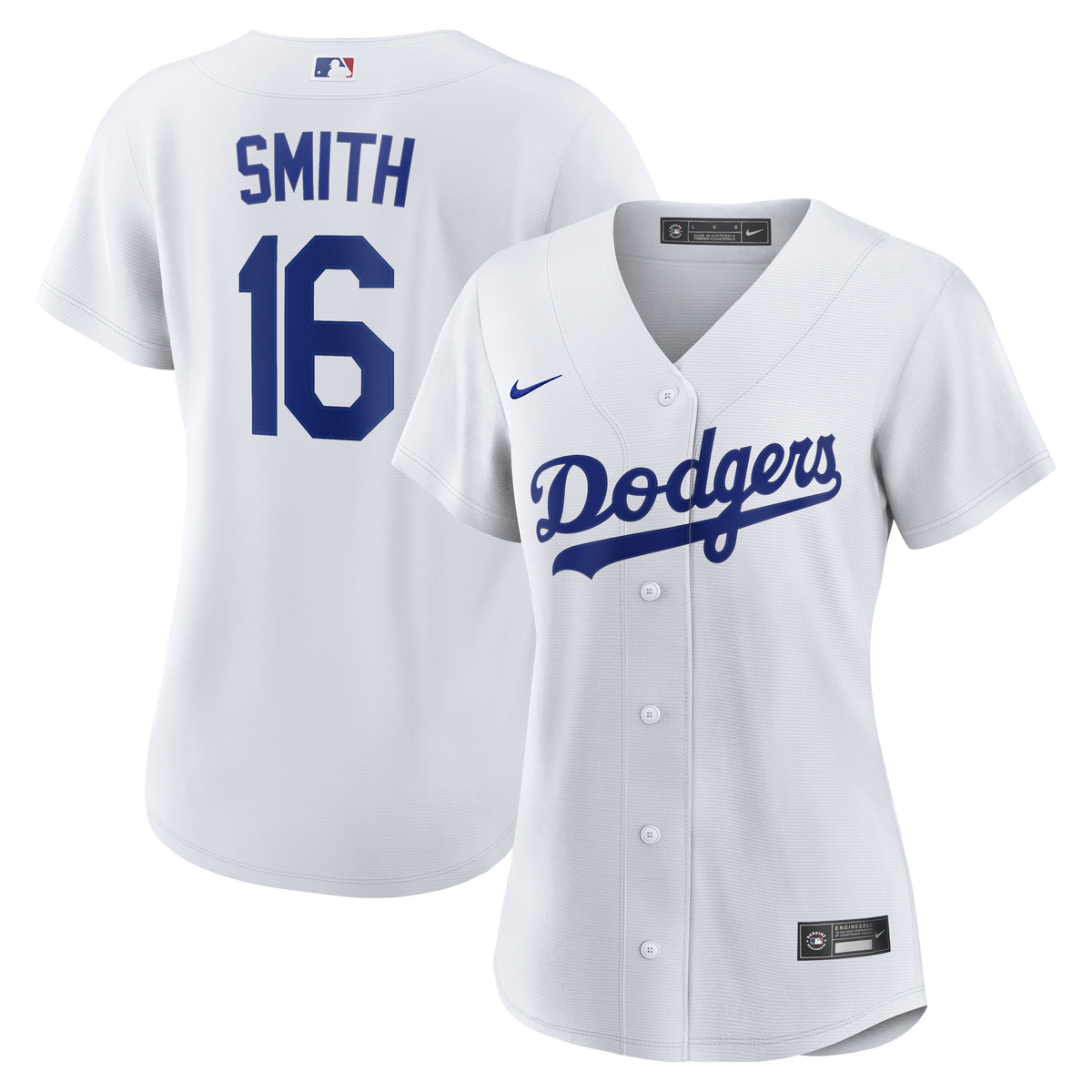 Women's Los Angeles Dodgers Will Smith Nike White Home Replica Jersey