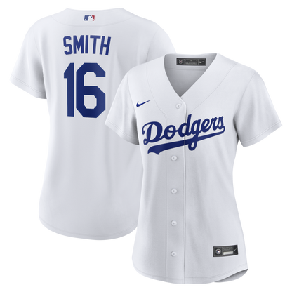Women's Los Angeles Dodgers Will Smith Nike White Home Replica Jersey