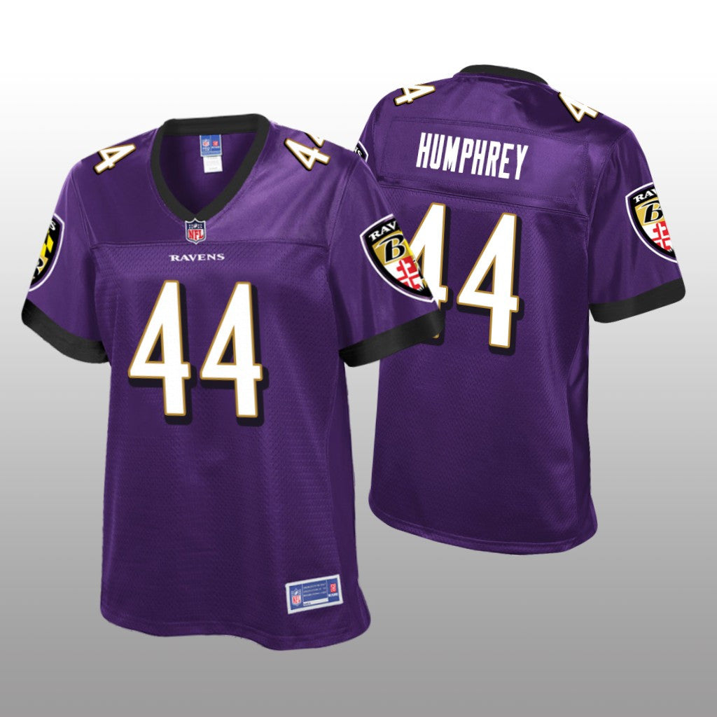 Women's Marlon Humphrey #44 Baltimore Ravens Purple Pro Line Jersey