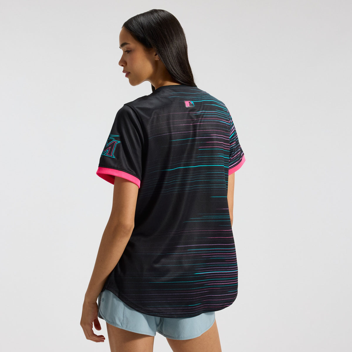 Women's Miami Marlins Nike Black 2025 City Connect Limited Jersey