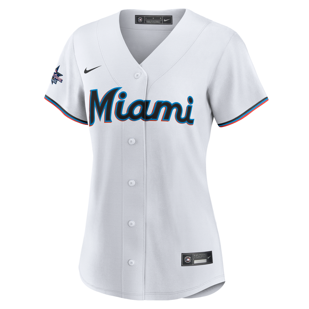 Women's Miami Marlins Nike White Replica Team Jersey
