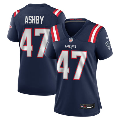 Women's New England Patriots Julian Ashby Nike Navy Team Game Jersey
