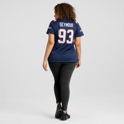 Women's New England Patriots Richard Seymour Nike Navy Retired Player Game Jersey