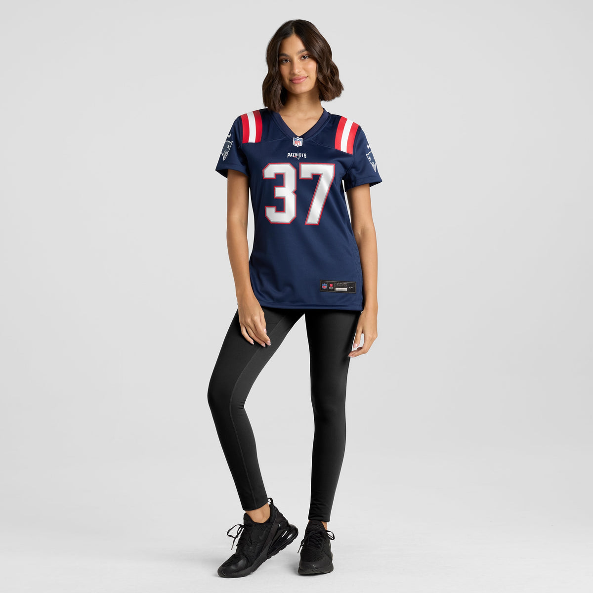 Women's New England Patriots Rodney Harrison Nike Navy Game Retired Player Jersey
