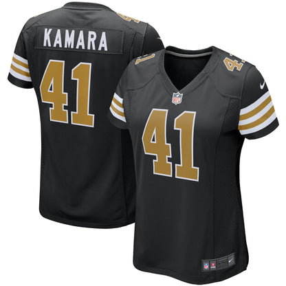 Women's New Orleans Saints Alvin Kamara Nike Black Player Jersey