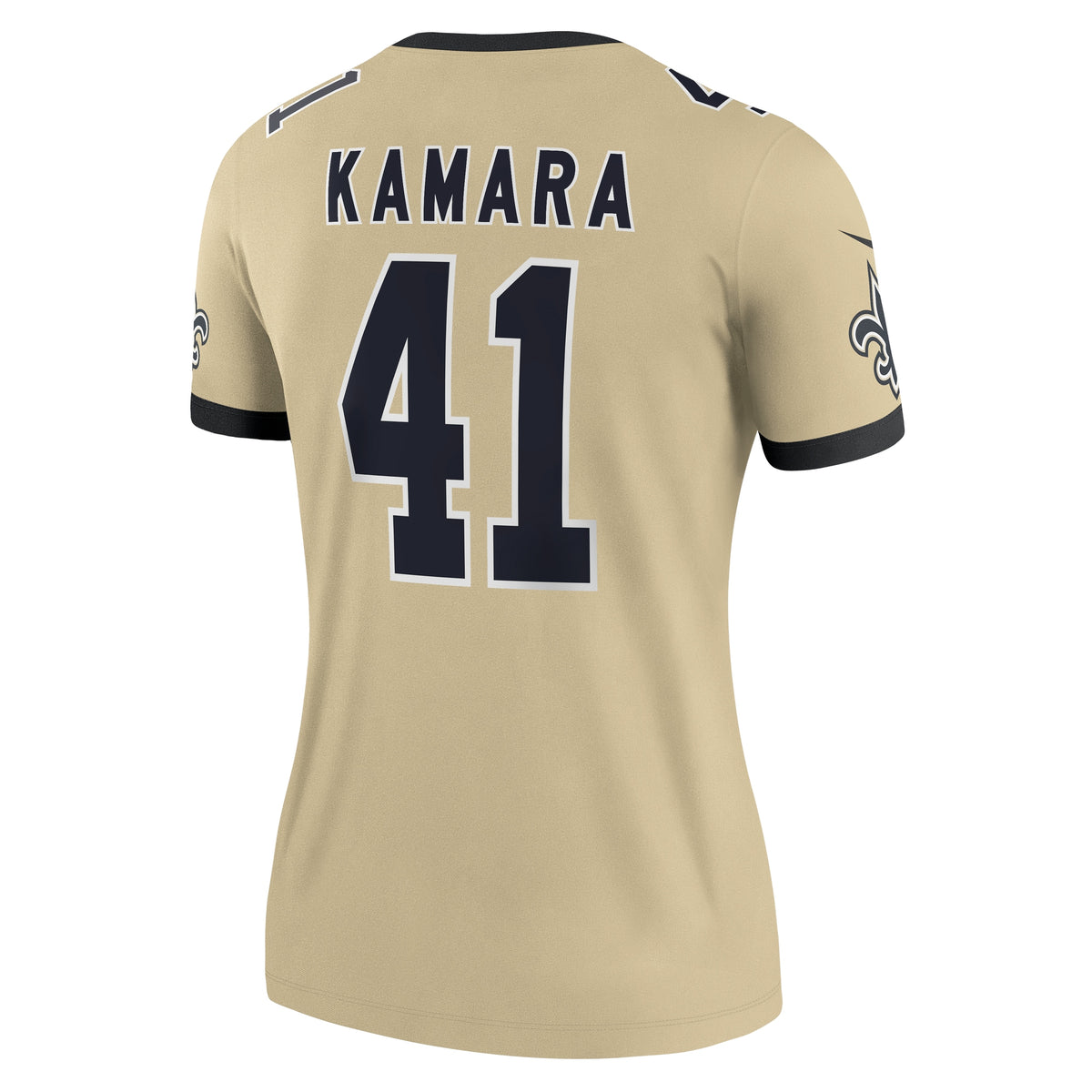 Women's New Orleans Saints Alvin Kamara Nike Gold Gameday Golds Alternate Legend Player Performance Top