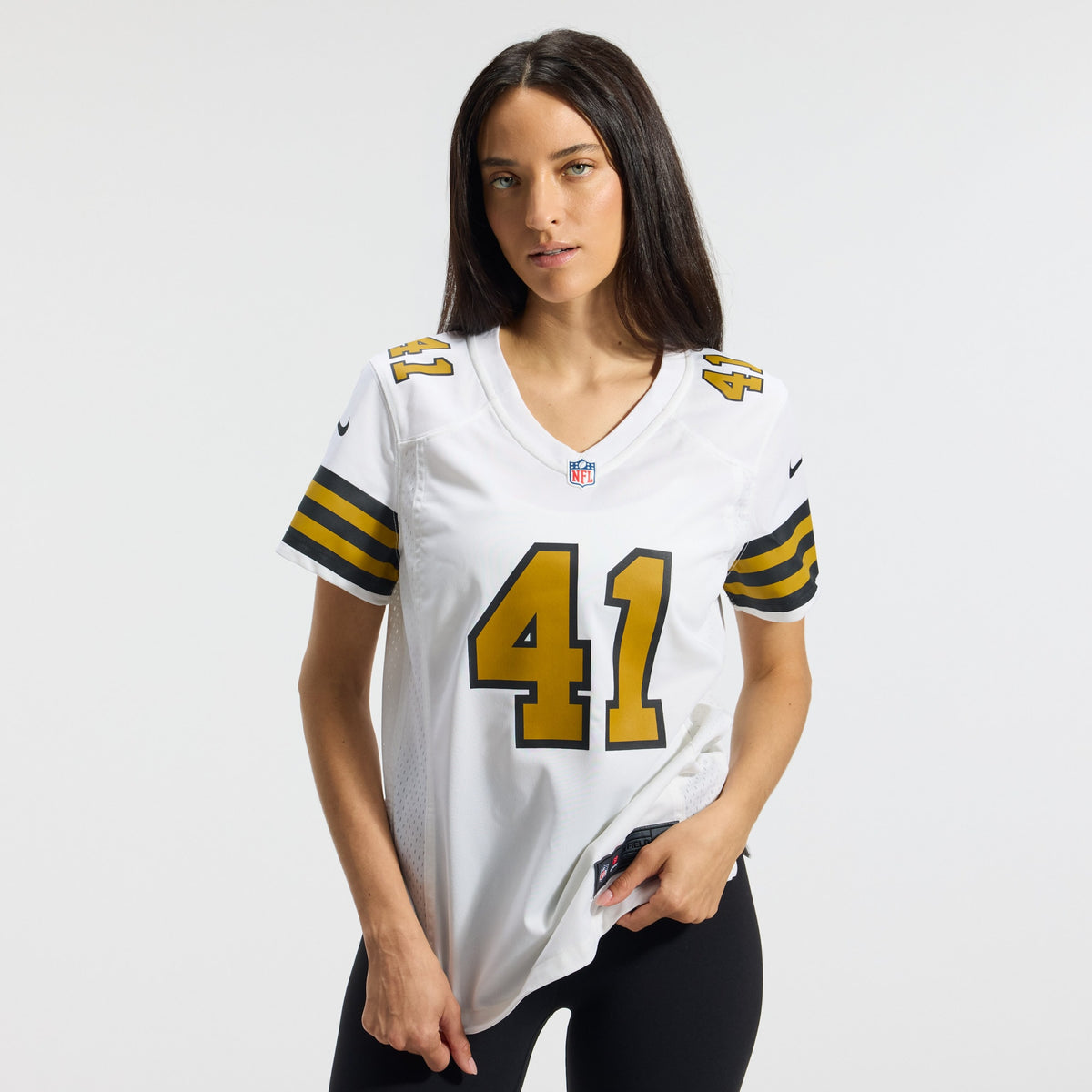 Women's New Orleans Saints Alvin Kamara Nike White Alternate Game Player Jersey
