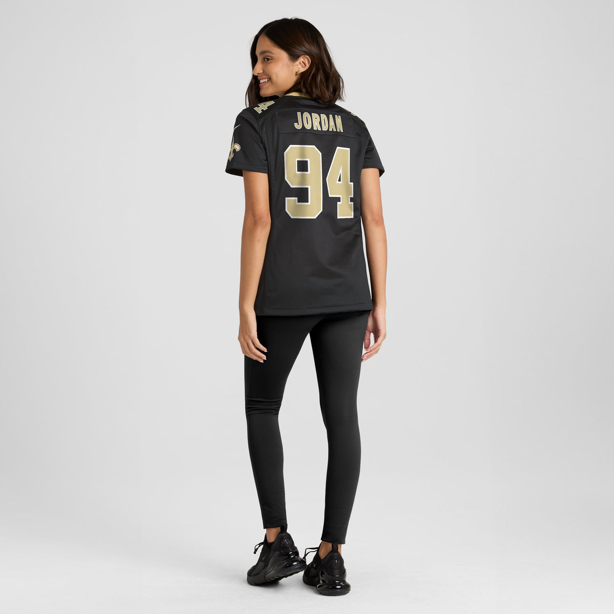 Women's New Orleans Saints Cameron Jordan Nike Black Team Game Jersey