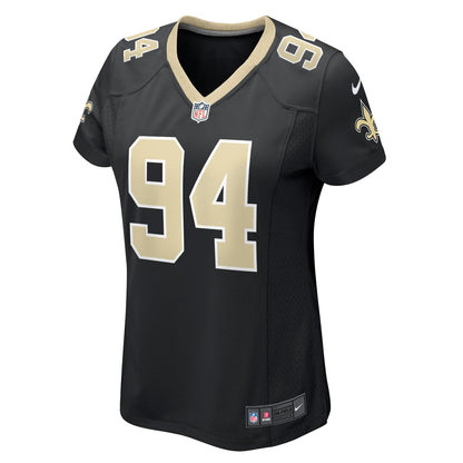 Women's New Orleans Saints Cameron Jordan Nike Black Team Game Jersey