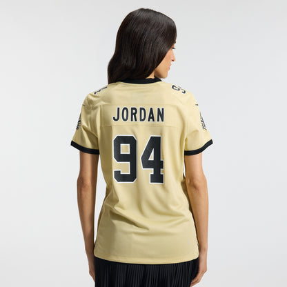 Women's New Orleans Saints Cameron Jordan Nike Gold Gameday Golds Alternate Game Player Jersey