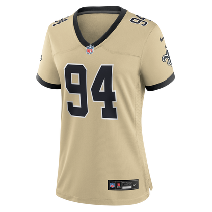 Women's New Orleans Saints Cameron Jordan Nike Gold Gameday Golds Alternate Game Player Jersey