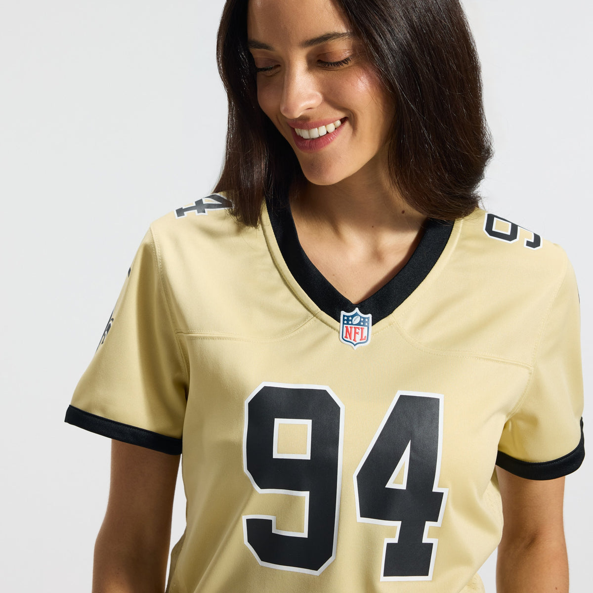 Women's New Orleans Saints Cameron Jordan Nike Gold Gameday Golds Alternate Game Player Jersey
