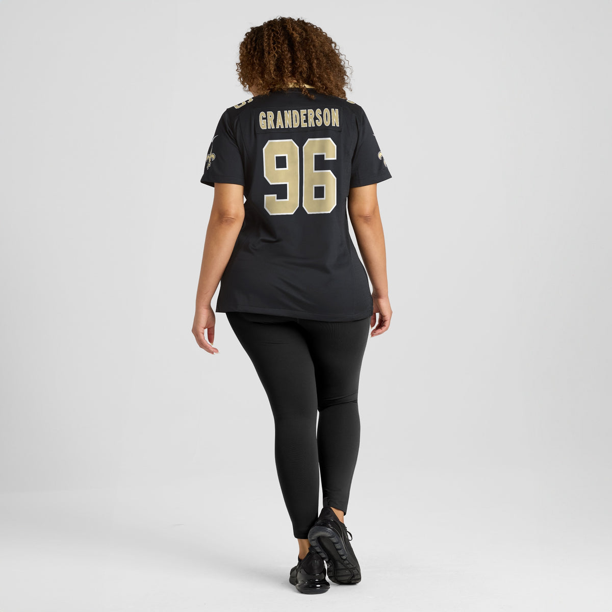 Women's New Orleans Saints Carl Granderson Nike Black Game Jersey