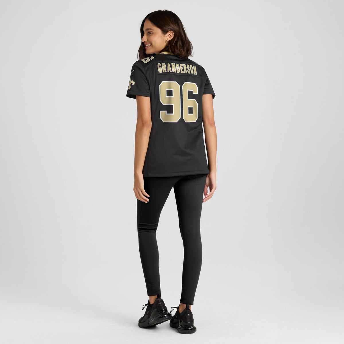Women's New Orleans Saints Carl Granderson Nike Black Game Jersey