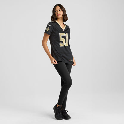 Women's New Orleans Saints Cesar Ruiz Nike Black Game Jersey