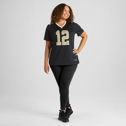 Women's New Orleans Saints Chris Olave Nike Black Game Player Jersey