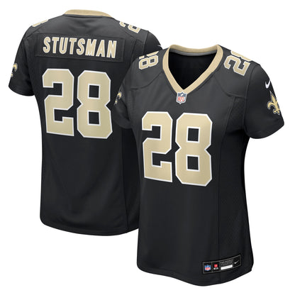 Women's New Orleans Saints Danny Stutsman Nike Black Team Game Jersey