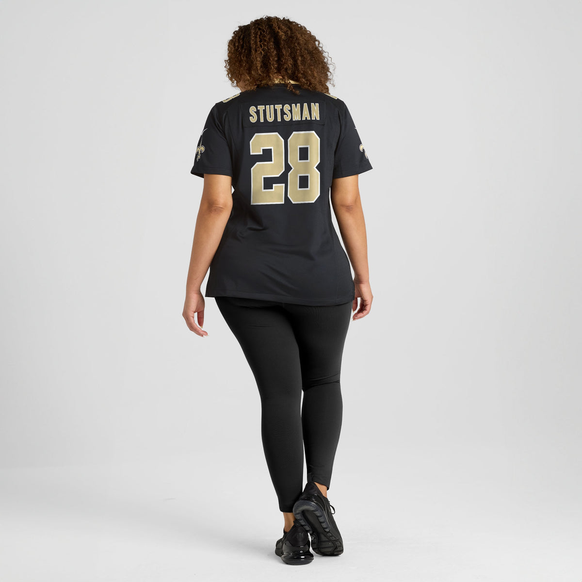 Women's New Orleans Saints Danny Stutsman Nike Black Team Game Jersey