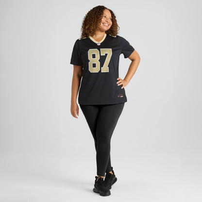 Women's New Orleans Saints Joe Horn Nike Black Game Retired Player Jersey