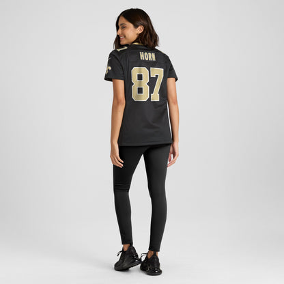 Women's New Orleans Saints Joe Horn Nike Black Game Retired Player Jersey