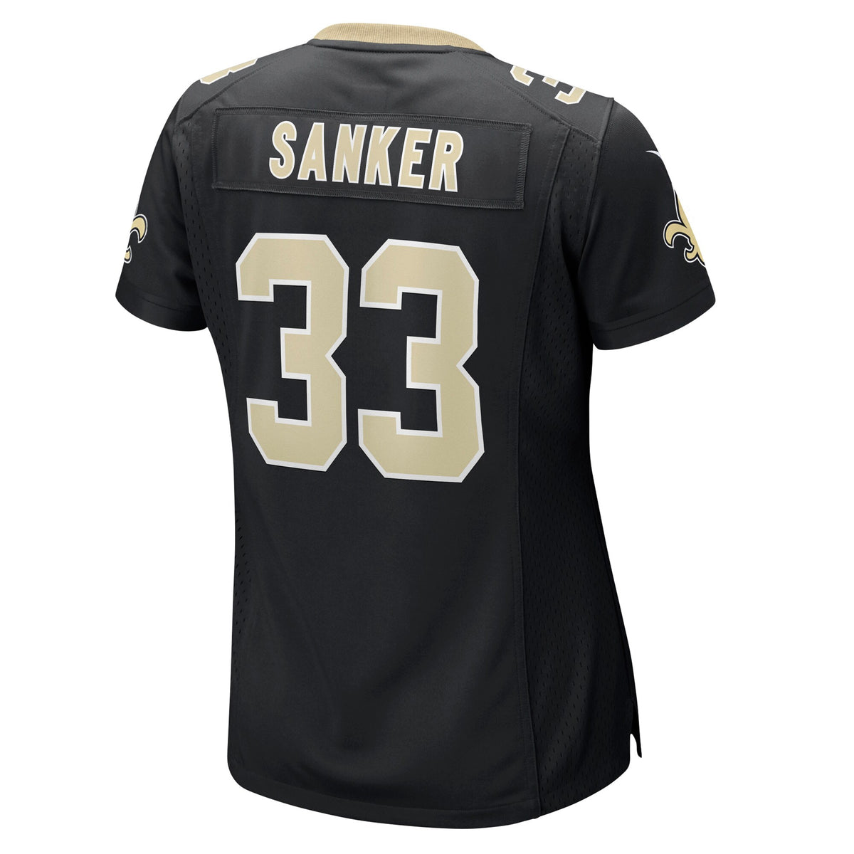 Women's New Orleans Saints Jonas Sanker Nike Black Team Game Jersey