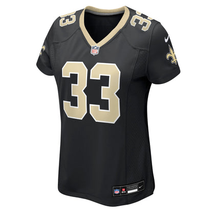 Women's New Orleans Saints Jonas Sanker Nike Black Team Game Jersey